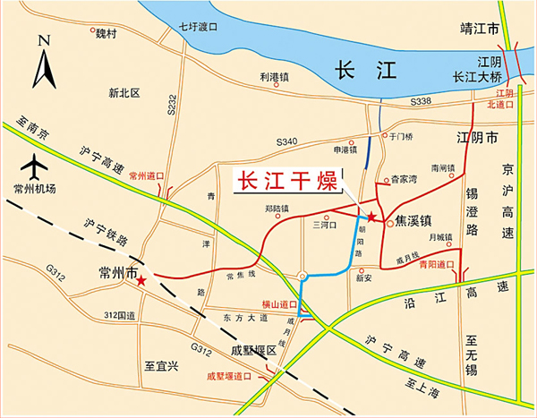 點擊進(jìn)入長江干燥的百度地圖