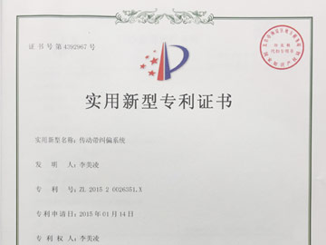 傳動(dòng)帶糾偏系統(tǒng)